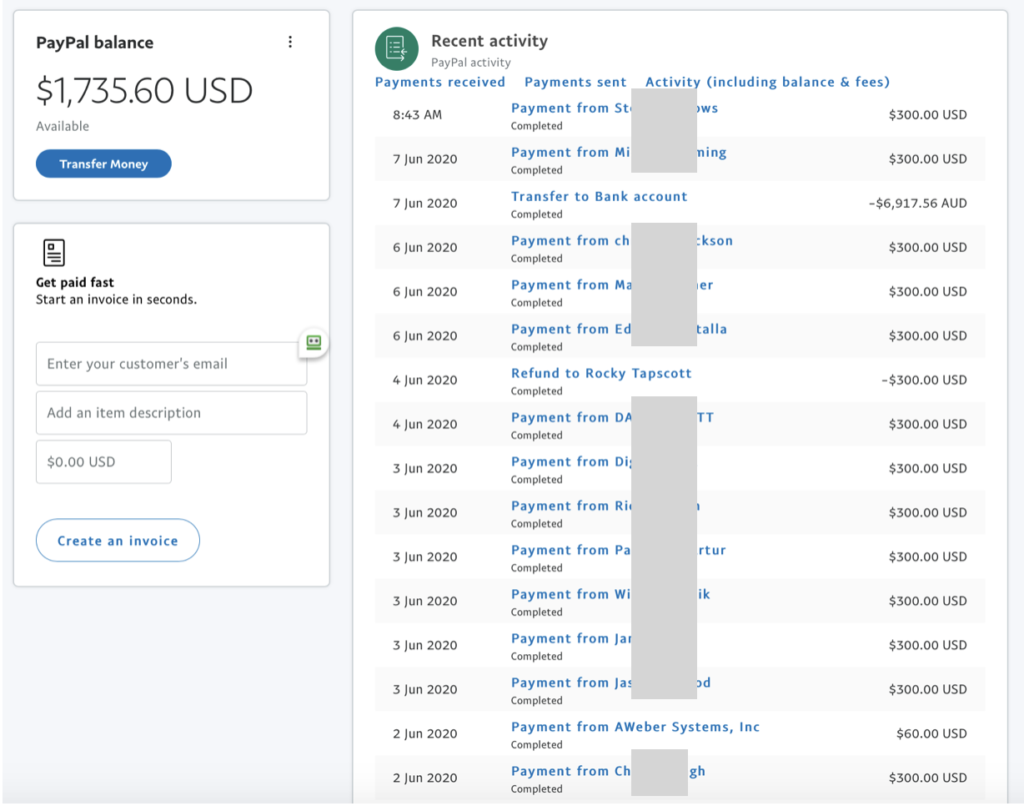 Paypal Quick Launch Results
