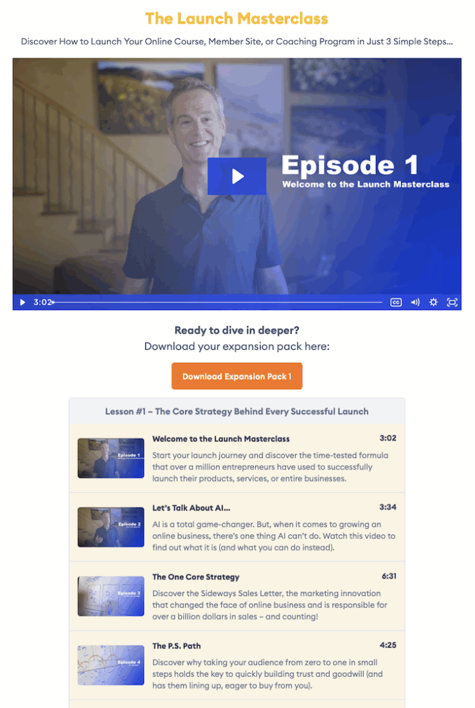 Product Launch Masterclass All Access